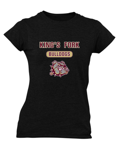 King's Fork Bulldogs Mascot #3 Women's SS T-Shirt