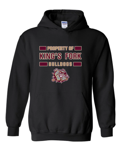 King's Fork Bulldogs Property Of Men's Hoodie