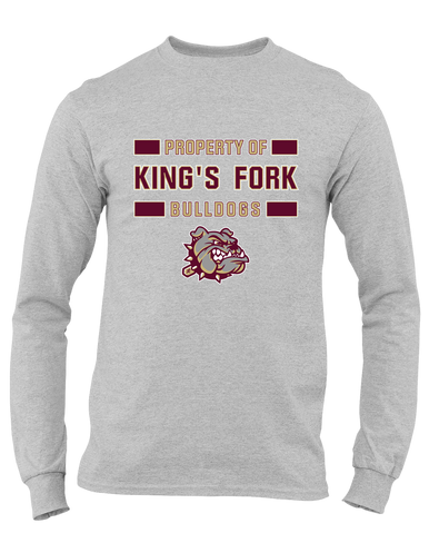 King's Fork Bulldogs Property Of Men's Premium LS T-Shirt