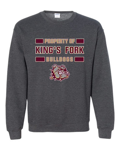 King's Fork Bulldogs Property Of Men's Sweatshirt