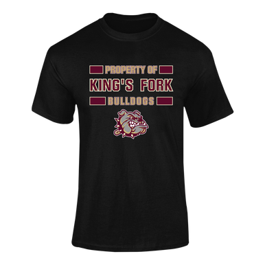 King's Fork Bulldogs Property Of Men's SS T-Shirt