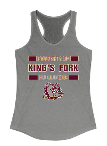 King's Fork Bulldogs Property Of Women's Tank Top