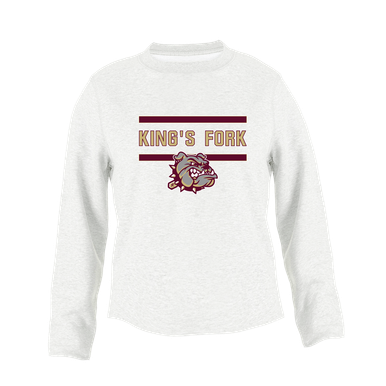 King's Fork Bulldogs Mascot #4 Women's Sweatshirt