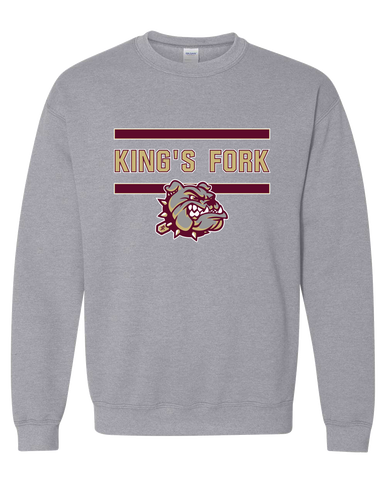 King's Fork Bulldogs Mascot #4 Men's Sweatshirt