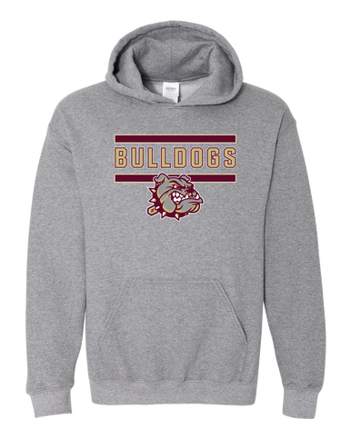 King's Fork Bulldogs Mascot #5 Men's Hoodie