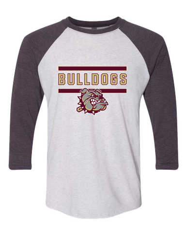 King's Fork Bulldogs Mascot #5 Women's Baseball T-Shirt