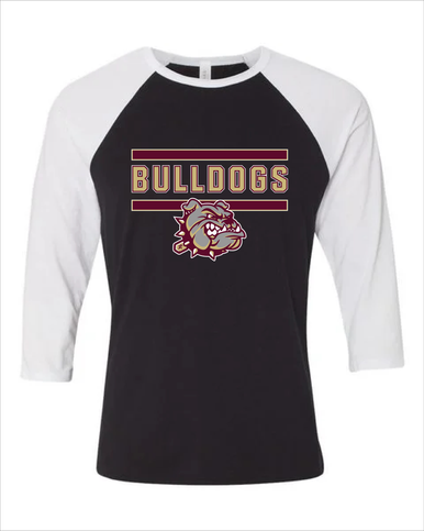 King's Fork Bulldogs Mascot #5 Men's Baseball T-Shirt