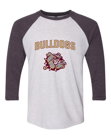 King's Fork Bulldogs Mascot #6 Men's Baseball T-Shirt