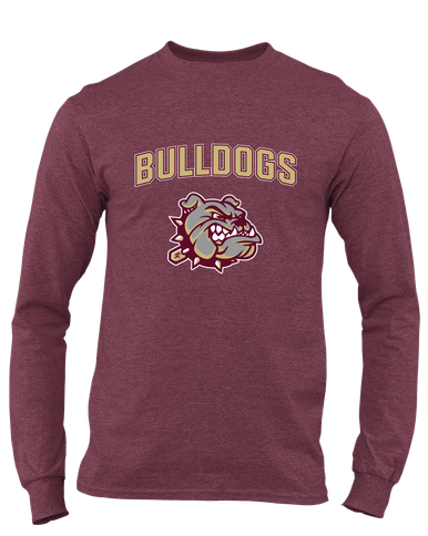 King's Fork Bulldogs Mascot #6 Men's LS T-Shirt