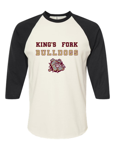 King's Fork Bulldogs Spirit Women's Baseball T-Shirt