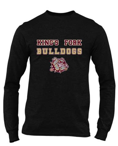 King's Fork Bulldogs Spirit Men's LS T-Shirt