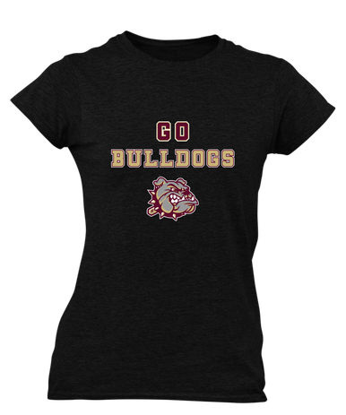 King's Fork Bulldogs Go Team Women's Premium SS T-Shirt
