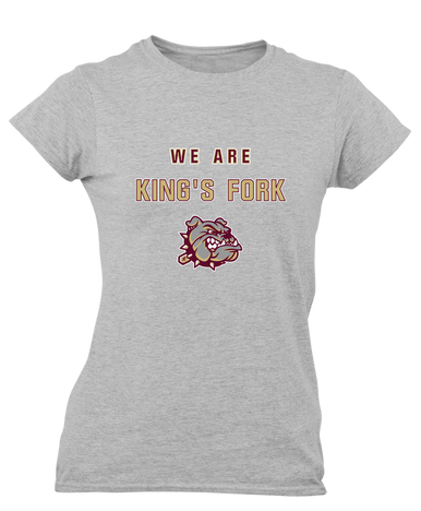 King's Fork Bulldogs We Are Women's Premium SS T-Shirt