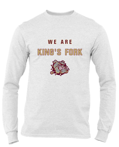King's Fork Bulldogs We Are Men's LS T-Shirt
