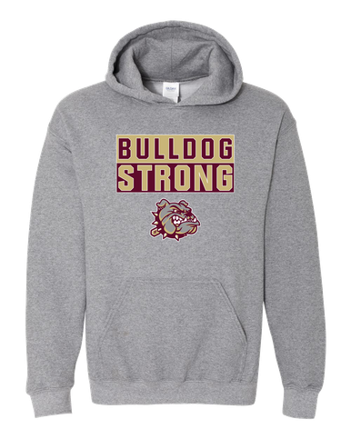King's Fork Bulldogs Strong #1 Men's Hoodie