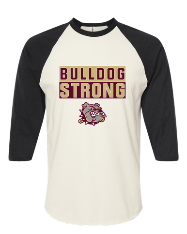 King's Fork Bulldogs Strong #1 Women's Baseball T-Shirt