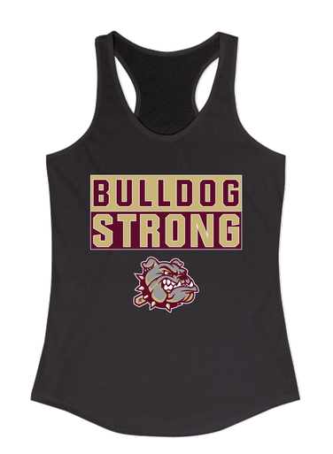 King's Fork Bulldogs Strong #1 Women's Tank Top