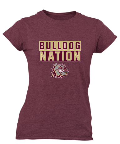 King's Fork Bulldogs Nation #1 Women's Premium SS T-Shirt