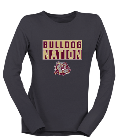 King's Fork Bulldogs Nation #1 Women's LS T-Shirt