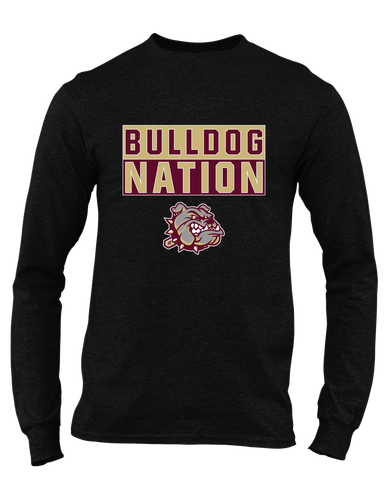 King's Fork Bulldogs Nation #1 Men's LS T-Shirt