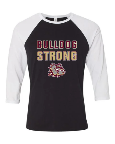 King's Fork Bulldogs Strong #2 Men's Baseball T-Shirt
