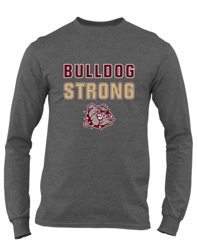 King's Fork Bulldogs Strong #2 Men's LS T-Shirt