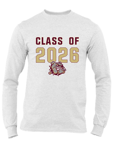 King's Fork Bulldogs Class of 2026 Men's LS T-Shirt