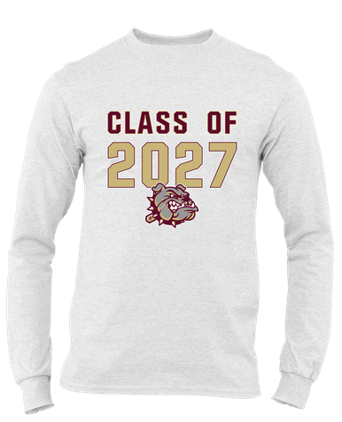 King's Fork Bulldogs Class of 2027 Men's Premium LS T-Shirt