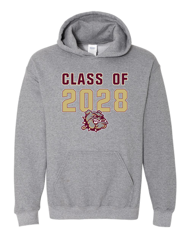 King's Fork Bulldogs Class of 2028 Men's Hoodie