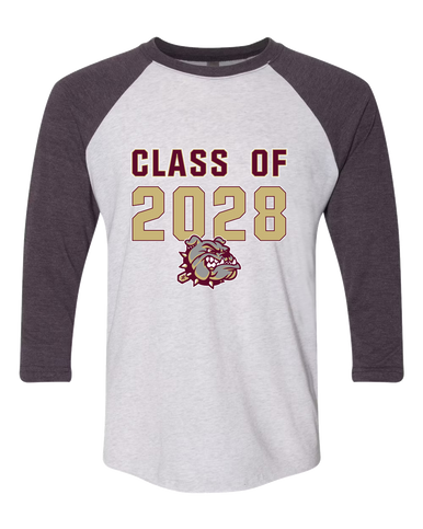 King's Fork Bulldogs Class of 2028 Women's Baseball T-Shirt