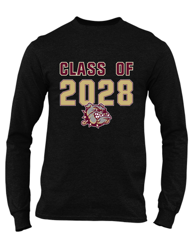 King's Fork Bulldogs Class of 2028 Men's LS T-Shirt