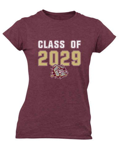 King's Fork Bulldogs Class of 2029 Women's SS T-Shirt