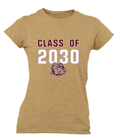 King's Fork Bulldogs Class of 2030 Women's SS T-Shirt