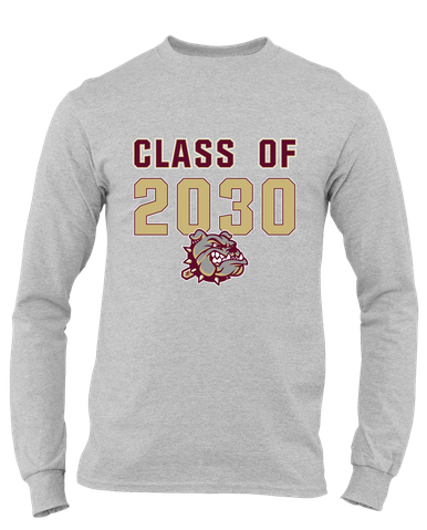 King's Fork Bulldogs Class of 2030 Men's Premium LS T-Shirt