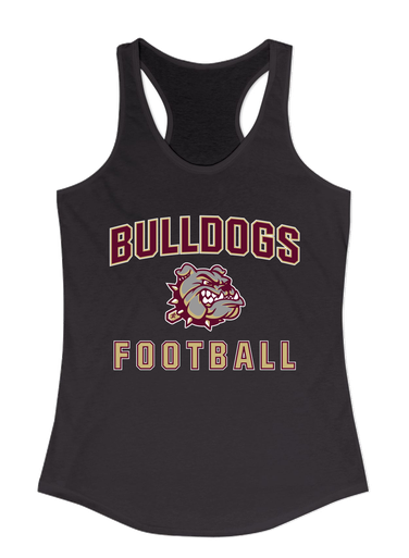 King's Fork Bulldogs Football #1 Women's Tank Top
