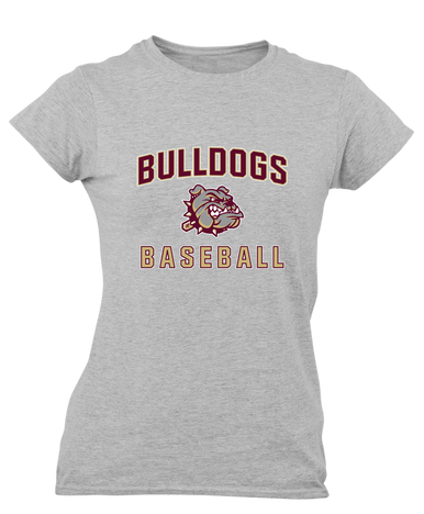 King's Fork Bulldogs Baseball #1 Women's SS T-Shirt