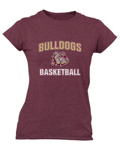 King's Fork Bulldogs Basketball #1 Women's SS T-Shirt