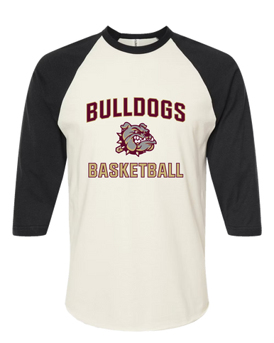 King's Fork Bulldogs Basketball #1 Men's Baseball T-Shirt