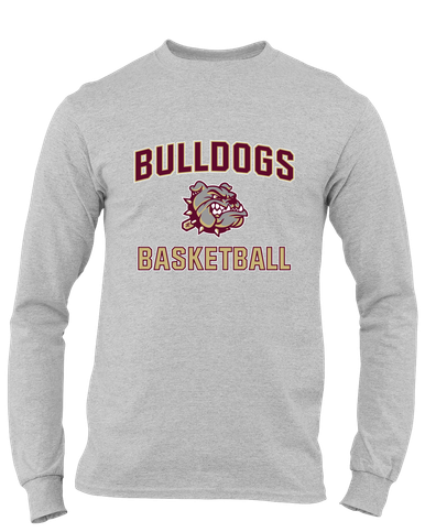 King's Fork Bulldogs Basketball #1 Men's LS T-Shirt