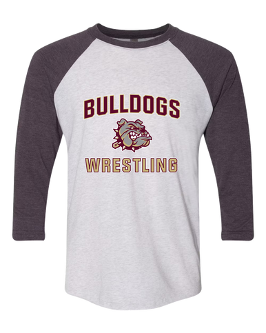 King's Fork Bulldogs Wrestling Women's Baseball T-Shirt