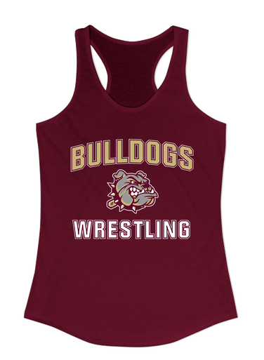 King's Fork Bulldogs Wrestling Women's Tank Top