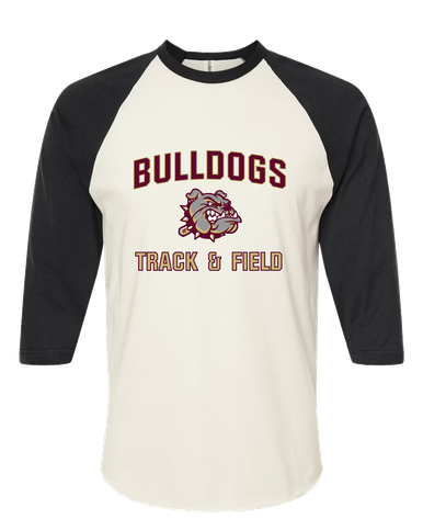 King's Fork Bulldogs Track & Field Men's Baseball T-Shirt