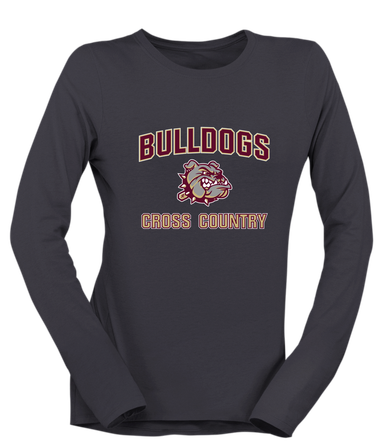 King's Fork Bulldogs Cross Country Women's Premium LS T-Shirt