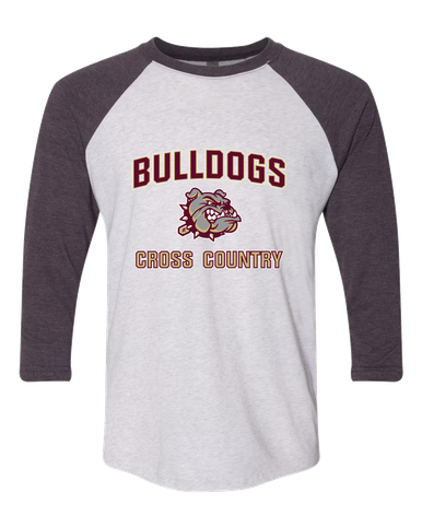 King's Fork Bulldogs Cross Country Women's Baseball T-Shirt