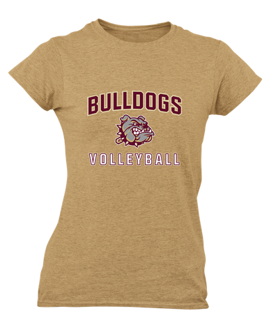 King's Fork Bulldogs Volleyball Women's Premium SS T-Shirt
