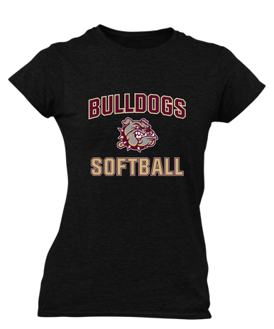 King's Fork Bulldogs Softball #1 Women's SS T-Shirt