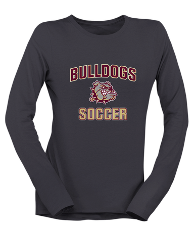King's Fork Bulldogs Soccer #1 Women's Premium LS T-Shirt