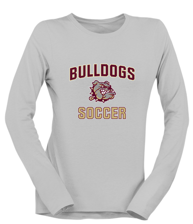 King's Fork Bulldogs Soccer #1 Women's LS T-Shirt