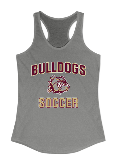 King's Fork Bulldogs Soccer #1 Women's Tank Top