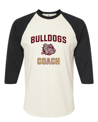 King's Fork Bulldogs Coach Women's Baseball T-Shirt